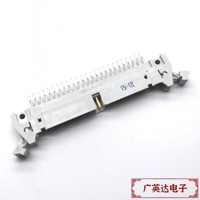 Amphenol进口 DC2简易牛角座50针直针带卡扣 2.54mm BPH5B50HL2LF