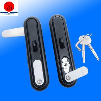 海坦柜锁MS892-1A机箱机柜门锁生久同款开关柜锁铁塔通讯柜把手锁