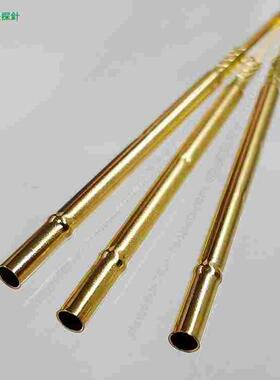 R100-3W弹簧针套 100MIL测试针管2.54间距探针固定安装座0.64方尾