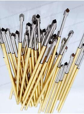 75MIL锥边头弹簧针 1.3MM菱形头测试针 1.02*33.3华荣探针PL75-T2