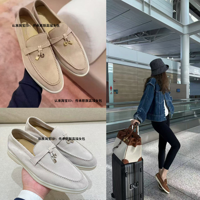 休闲原厂皮性价比真皮平底豆豆鞋