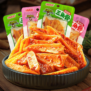啃肯爽剁椒鸡脆骨三角骨16g冷吃香辣鸡软骨网红解馋夜宵休闲零食