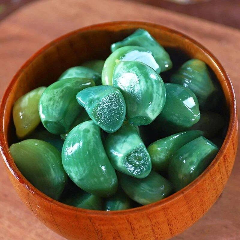 【250克】腊八蒜袋装腌制爽口大蒜绿蒜醋泡蒜头即食山东特产