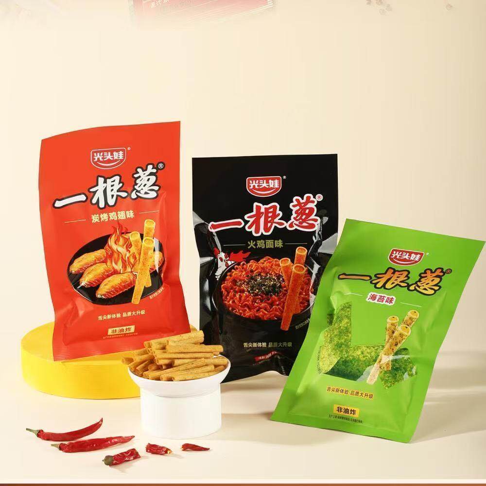 光头娃一根葱葱香味童年味道休闲怀旧解馋经典零食独立包装