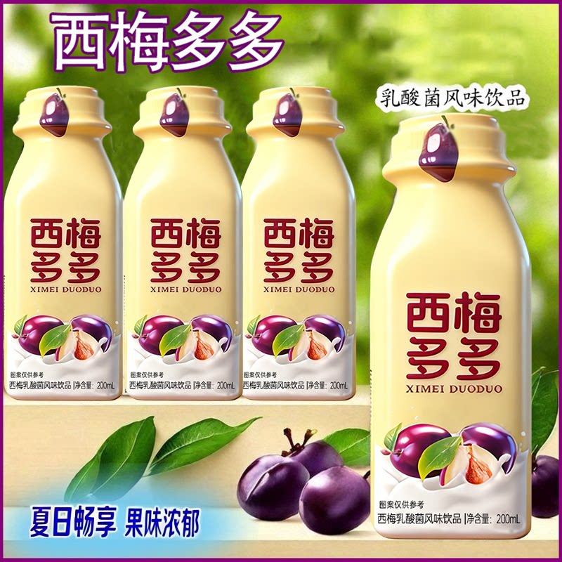 网红西梅多多乳酸菌风味酸奶饮品营养牛奶学生解腻早餐整箱饮料