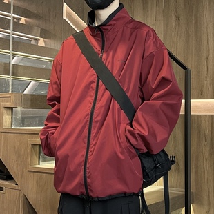 休闲潮牌宽松冲锋衣外套运动衣 美式 FOG EMMA两面穿夹克男2024秋季