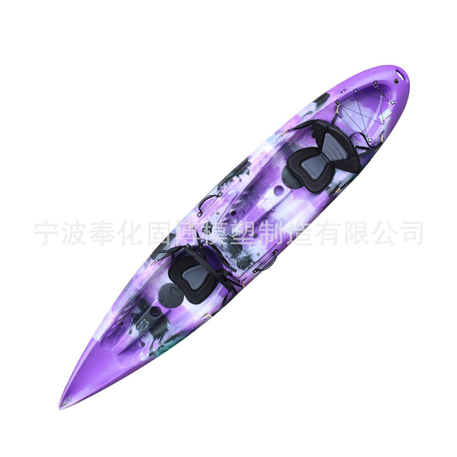 双人平台钓鱼船非充气皮艇硬艇钓鱼船平台舟塑料硬艇塑料船