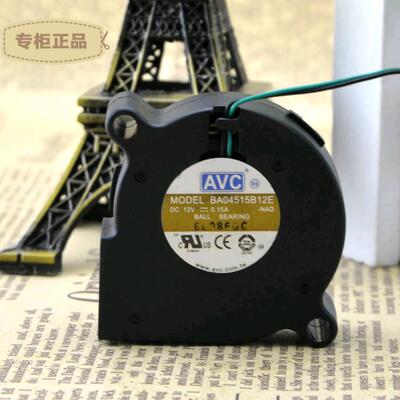 原装奇宏AVC4515BA04515B12E-NED12V0.15A2线鼓风机风扇