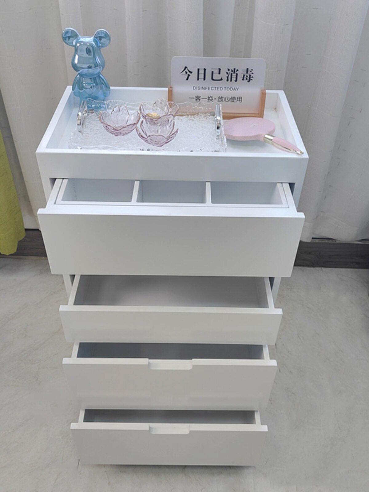 美容院纹绣美睫仪器手推工具车