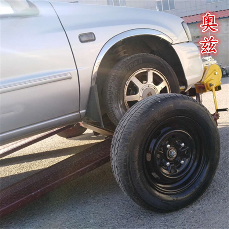 坑洼土路牵引拖车器应急移位