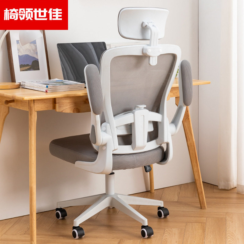 人体工学家用办公椅透气网电脑椅久坐不累升降会议椅学生学习椅子