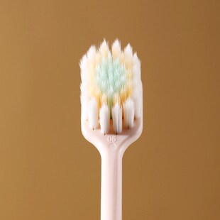 山形山型凸面牙刷软毛2支装宽头高档成人护龈情侣家用