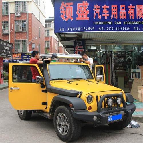 北京BJ40支架 牧马人行李架横杆横向 BJ80货架旅行架霸道夹式夹子