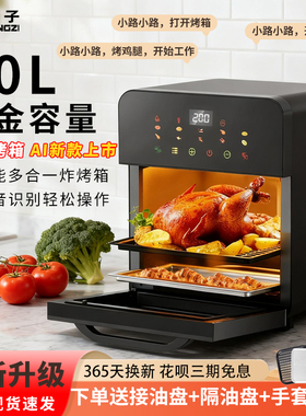 扬子新款空气炸锅家用大容量多层多功能可视烤箱微波炉一体三合一