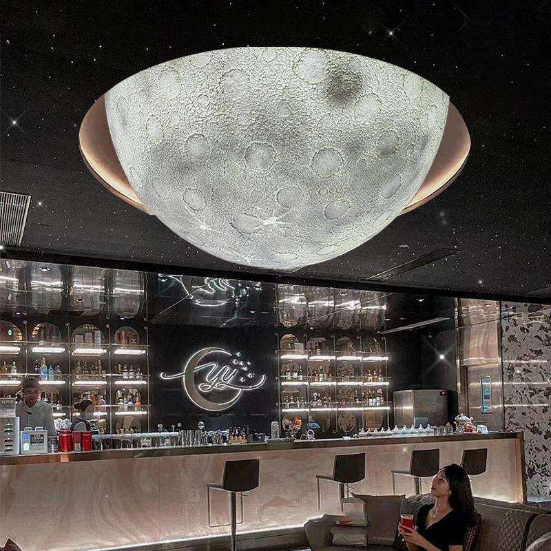 半圆月球灯北欧吸顶灯卧室餐厅客厅星球灯酒吧月球护眼三色光源,鲜花速递/花卉仿真/绿植园艺,割草机/草坪机,淘宝优惠券,粉丝福利购,淘宝优惠卷