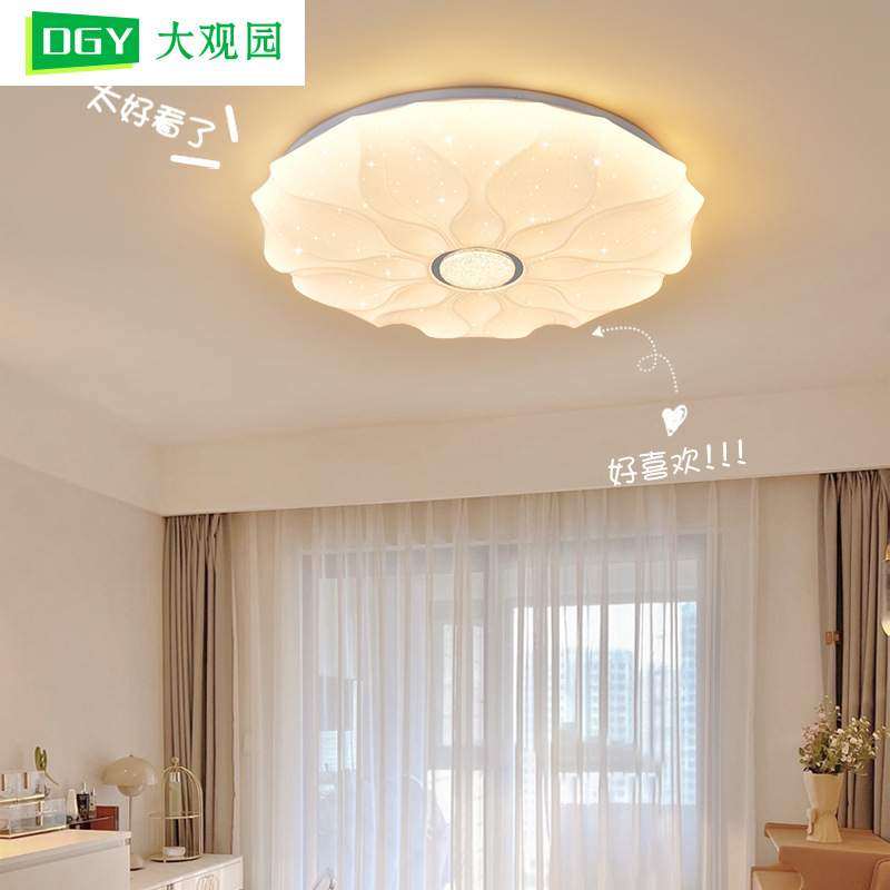 大观园卧室吸顶灯具现代简约房间主卧灯奶油风餐厅灯儿童房灯118L,鲜花速递/花卉仿真/绿植园艺,割草机/草坪机,淘宝优惠券,粉丝福利购,淘宝优惠卷