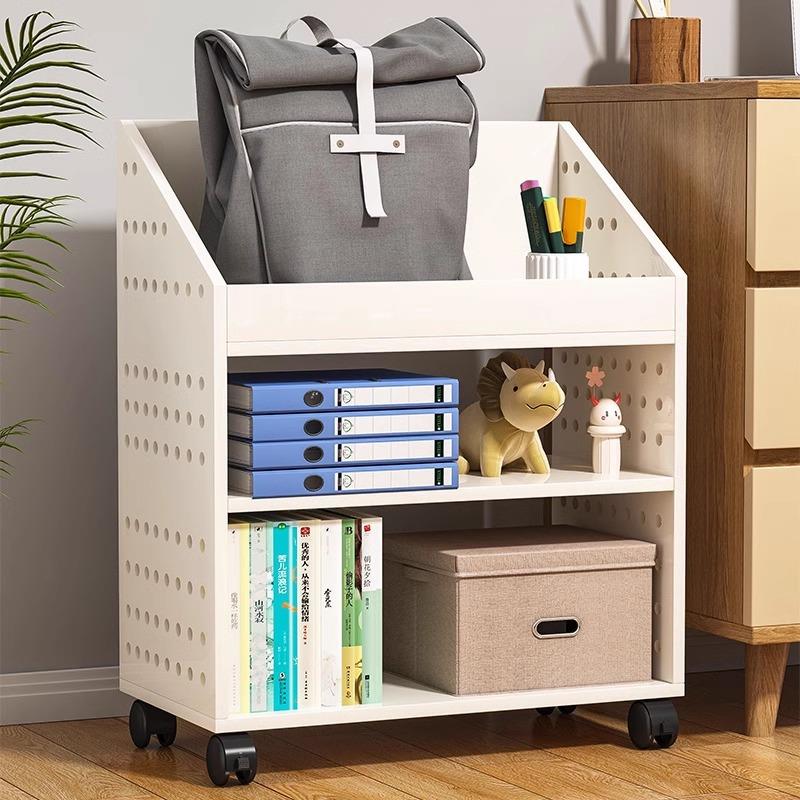 书包置物架桌边可移动小推车家用神器收纳架办公桌落地多层储物架