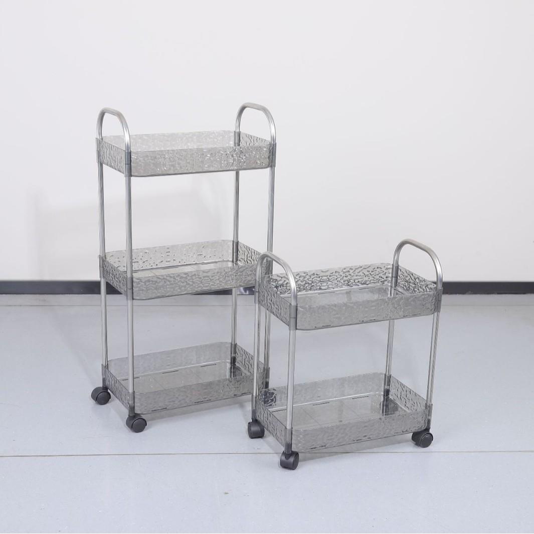 置物架小推车简约客厅收纳储物置物架厨房卫生间落地式多功能