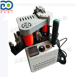 Edge sealer自动手提木工直线弧形封边机 山东小型木板边框包边机