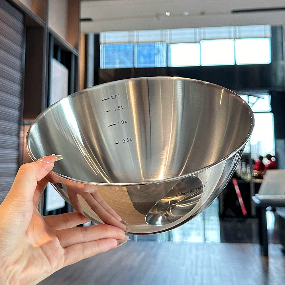 *老板娘自用轻奢*出德品质18-10不锈钢沙拉碗料理盆洗菜盆打蛋