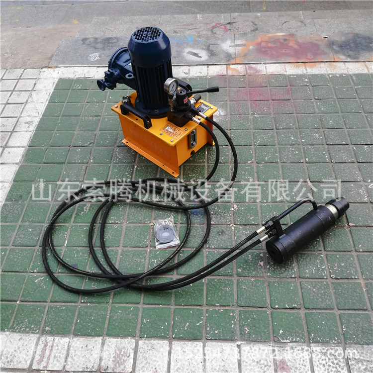 煤矿用锚索预应力张拉机 超高压油泵隔爆锚索张拉机具电动型