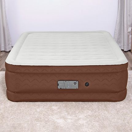 Bestway69037  双人布面充气床 内置欧规智能电动充/抽气泵充气床