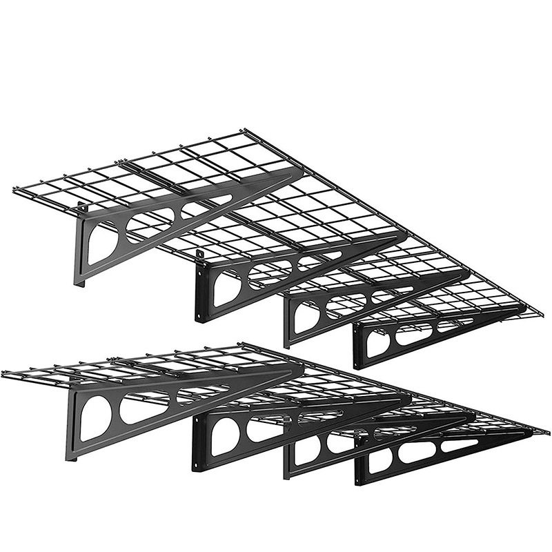 车库收纳挂架杂物工具置物架壁挂式金属多功能墙面网架货架