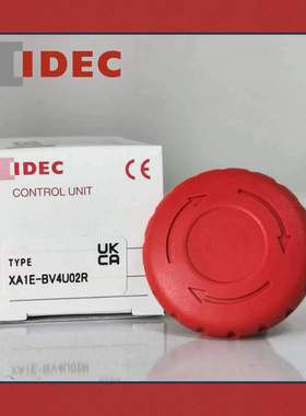 IDEC和泉16MM急停开关XA1E-BV4U02R大蘑菇头型XA1E-BV401R/02R/03