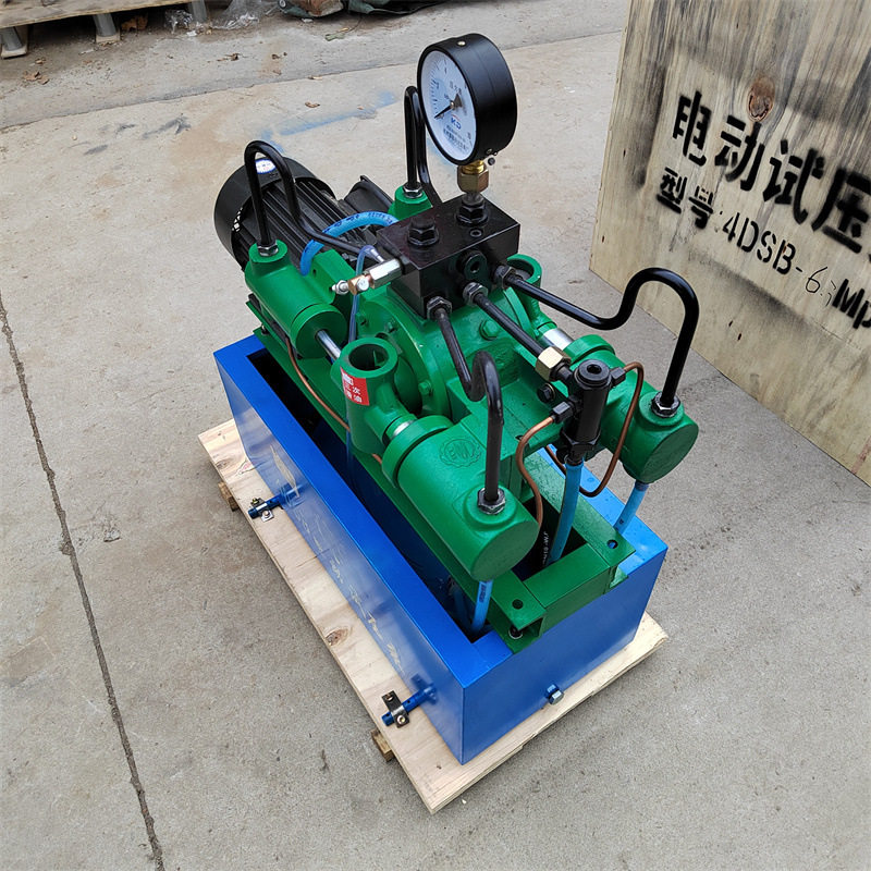 4DSB电动试压泵 4DSY管道压力测试机 卧式四缸大压力试压泵
