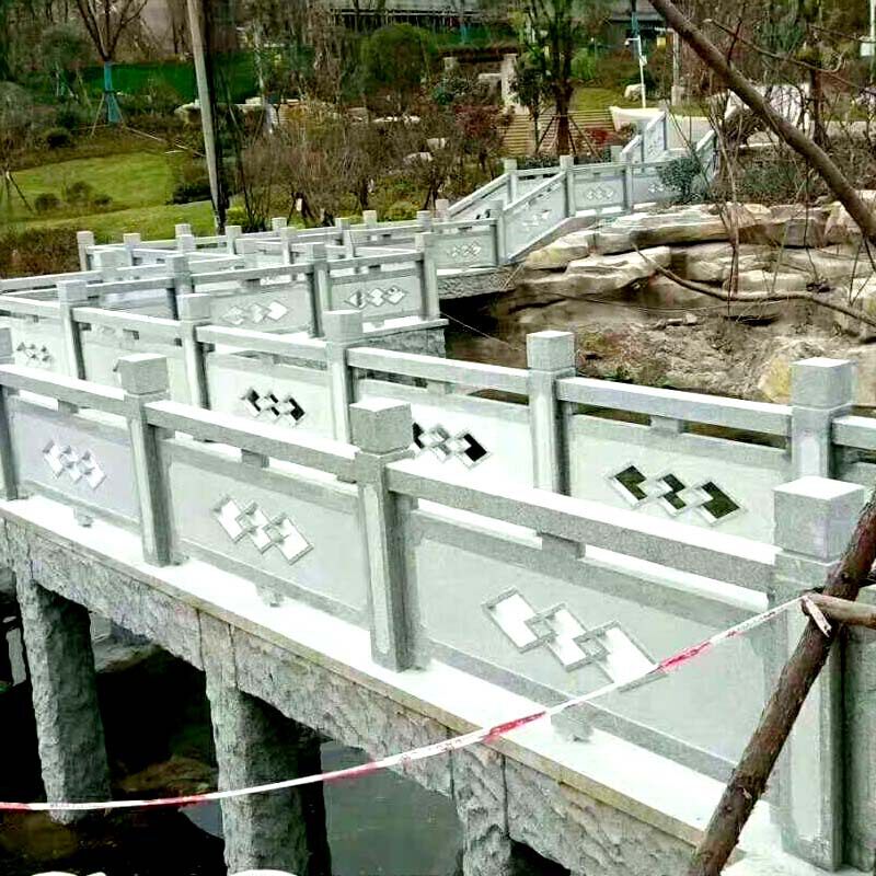 厂家直销石雕栏杆 景观园林大理石石栏杆石雕栏板 道路别墅防护栏