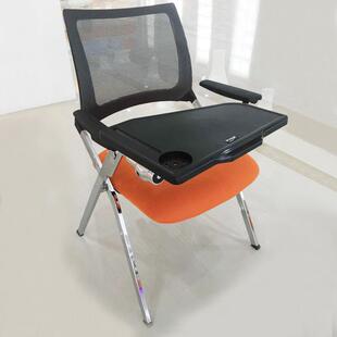 广东家具移动职员会议培训电脑椅培训室椅子商务写字板培训椅