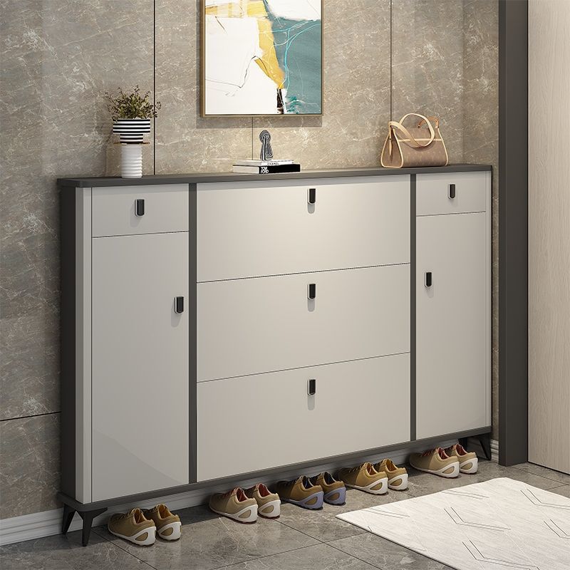 门后超薄大容量带抽屉鞋柜