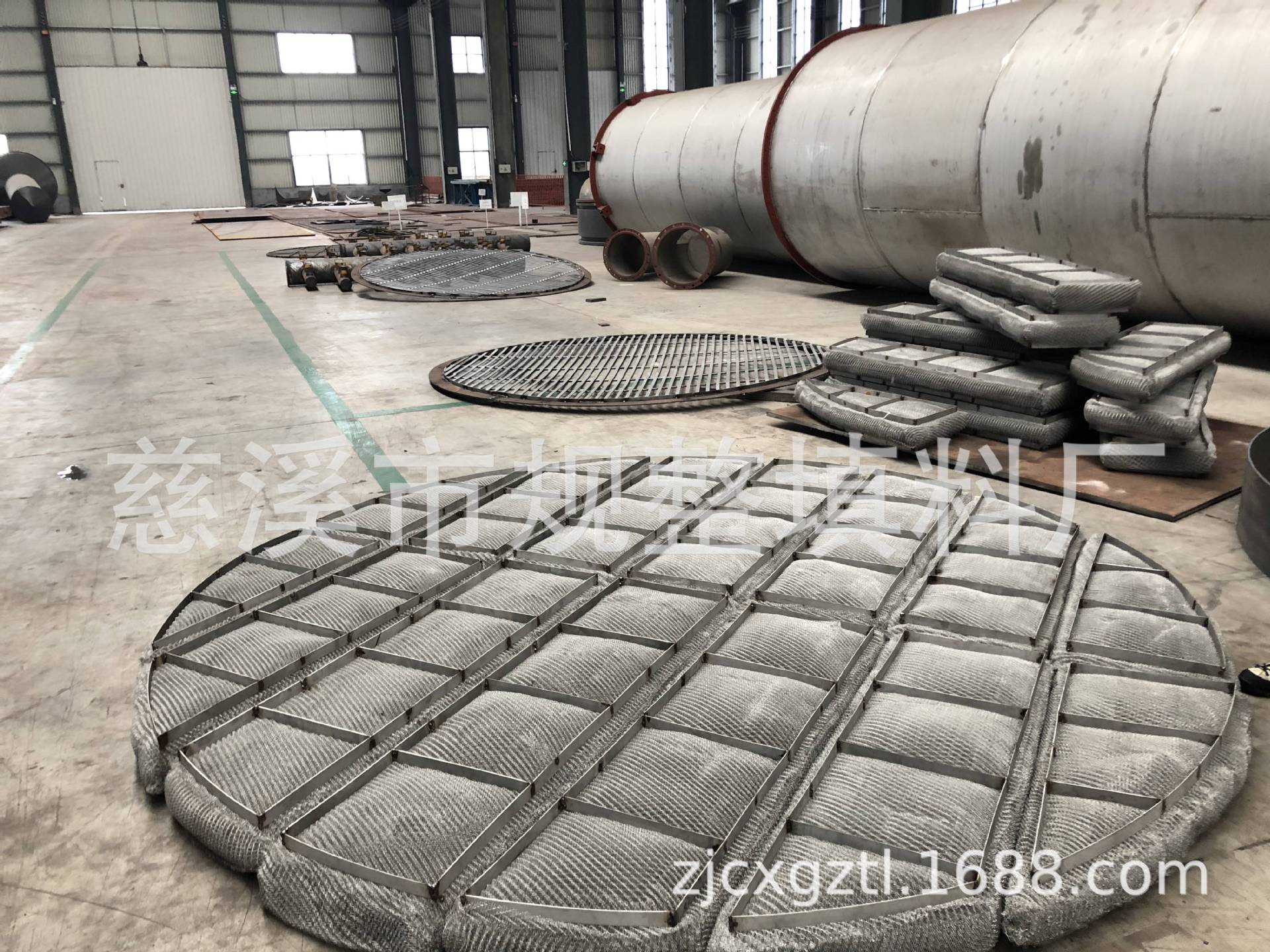 宁波定制304不锈钢丝网除沫器 塔内专用316丝网除沫器 金属除沫器