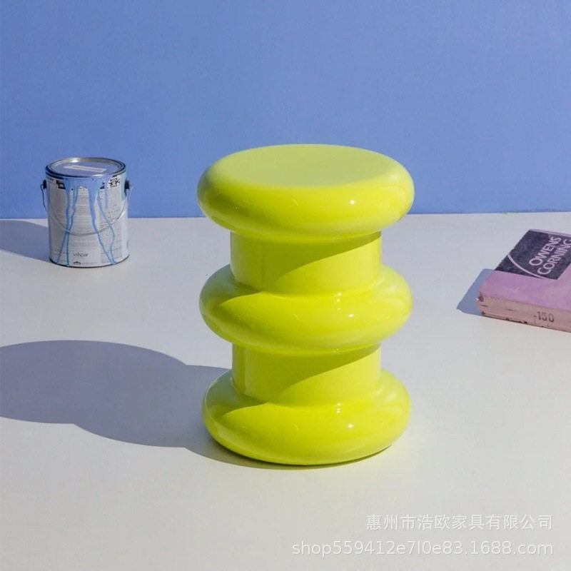 设计师玻璃钢茶几边几换鞋凳