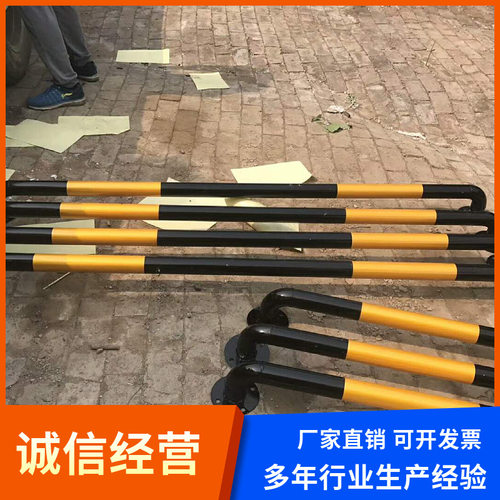 镀锌M型日字型田字型可定制38管76管车间货架防撞柱防撞护栏加厚