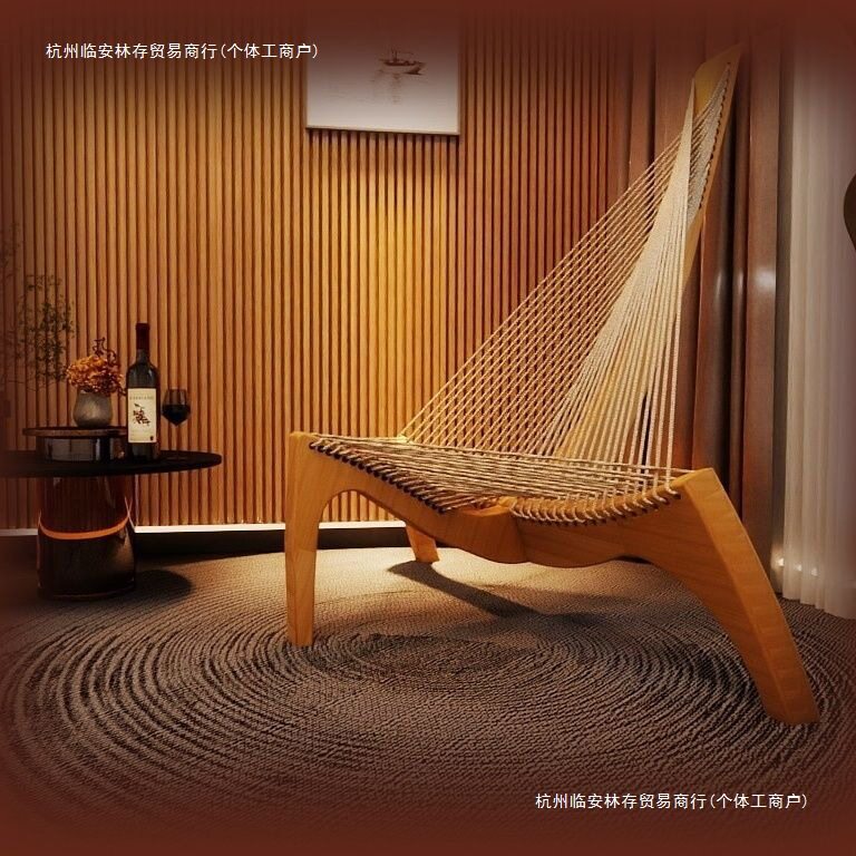 设计师艺术帆船网红单人躺椅