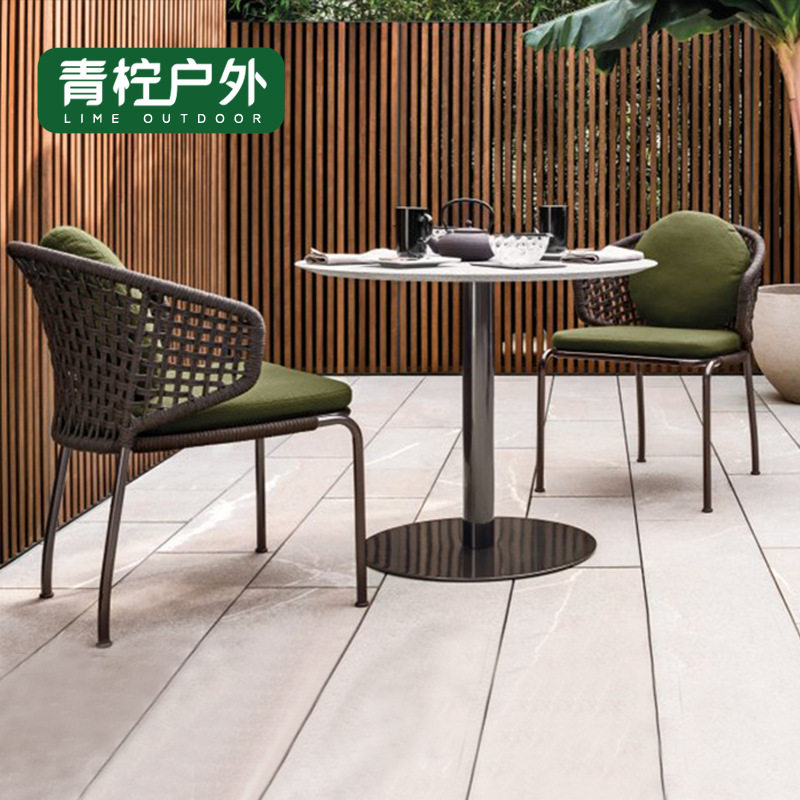 户外桌椅阳台花园庭院别墅酒店餐厅高档户外编藤家具休闲桌椅组合