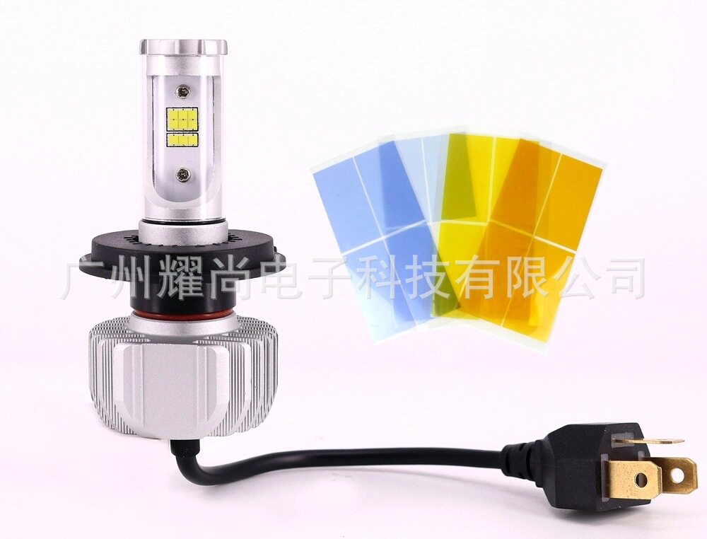 新款摩托车H4LED前大灯
