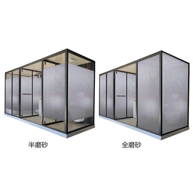 厂家直供整体卫生间浴室玻璃房现代简约酒店公寓工程淋浴房