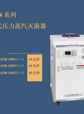 上海申安LDZM-80KCY立式蒸汽灭菌器  LDZM-80KCY-I高温压力灭菌器
