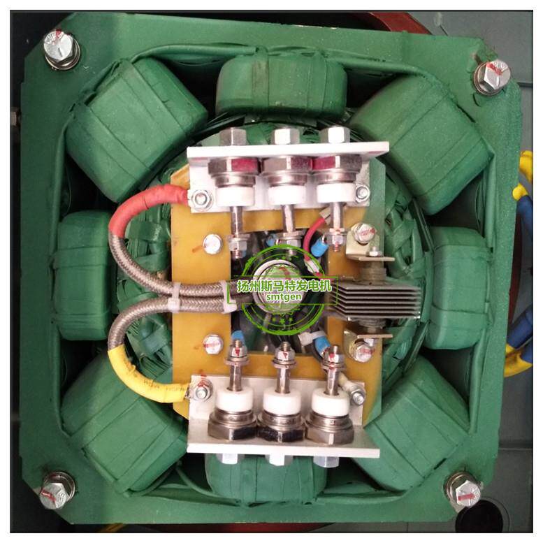MX-1240-4马拉松发电机励磁系统定转子端盖喇叭口连接钢片整流轮
