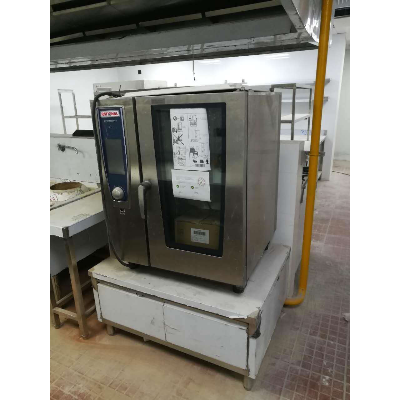 德国rational乐信scc101we第五代10盘电脑板触屏多用蒸烤箱