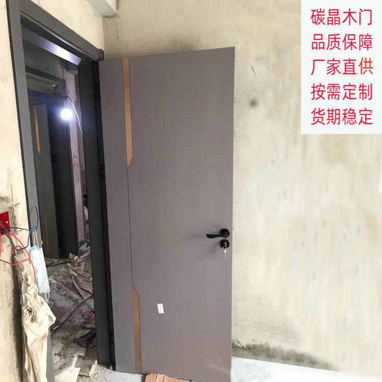 卧室实木现代平开门简约房间隔音木门酒店民宿橡木室内门套房门