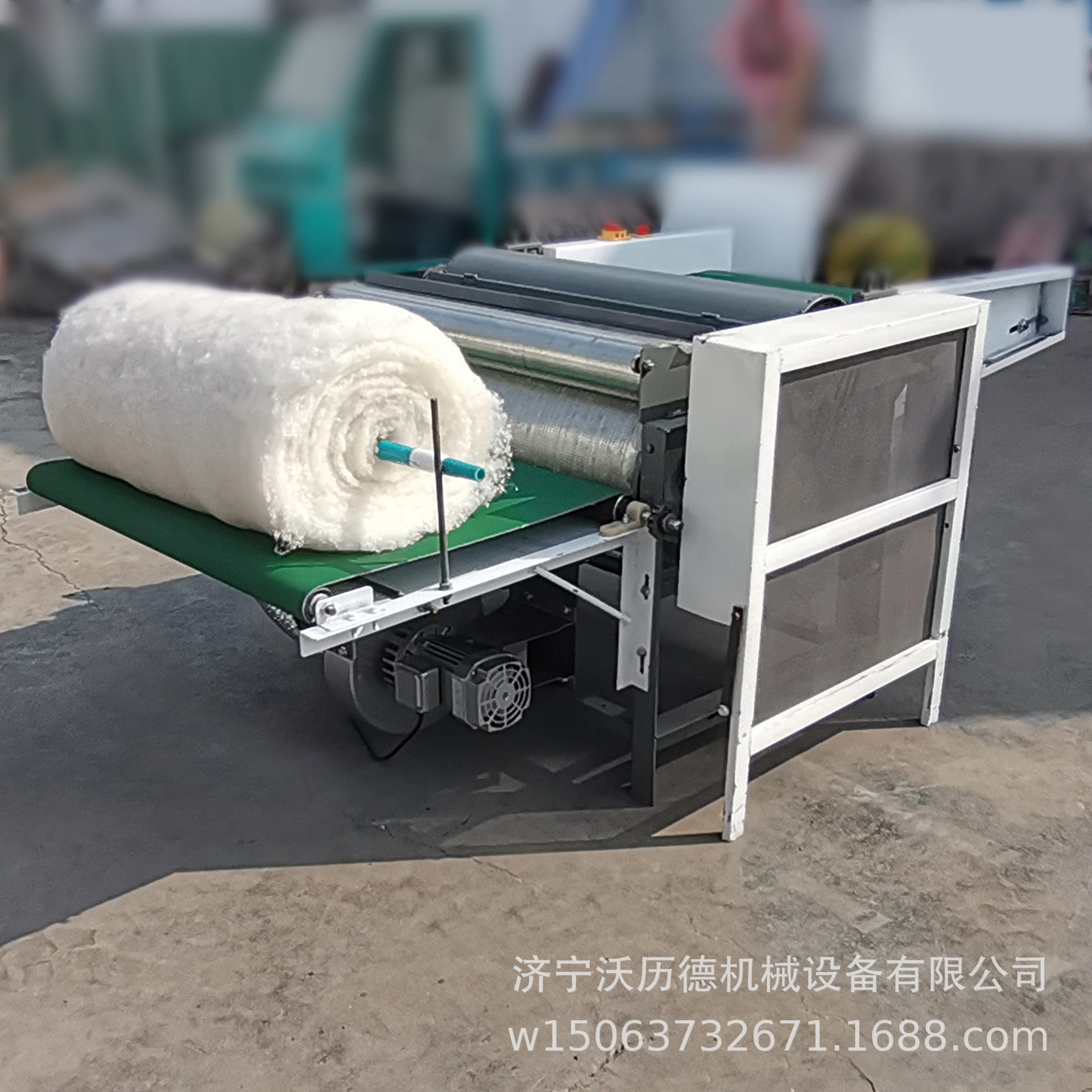 厂家批发弹花机梳理机 供应纤维羊毛棉花梳理机 开松梳理一体机
