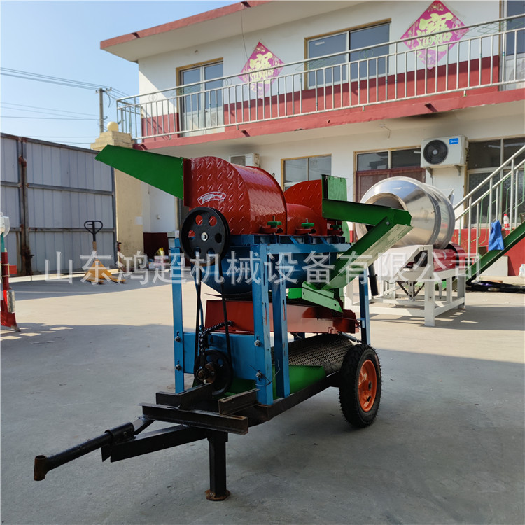 皂角苦豆子脱粒机 小型家用玉米打粒机90型打谷机