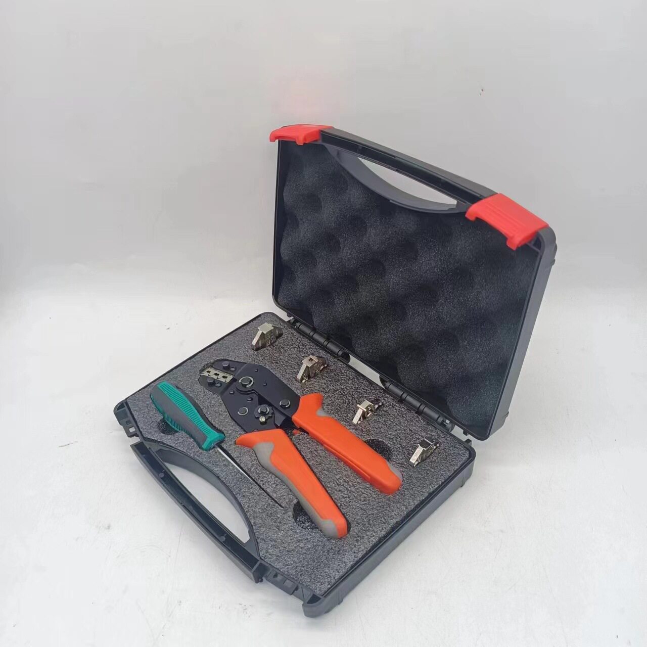 压线钳工具套装包含多功能压线钳工具包螺丝刀5个钳扣可任选