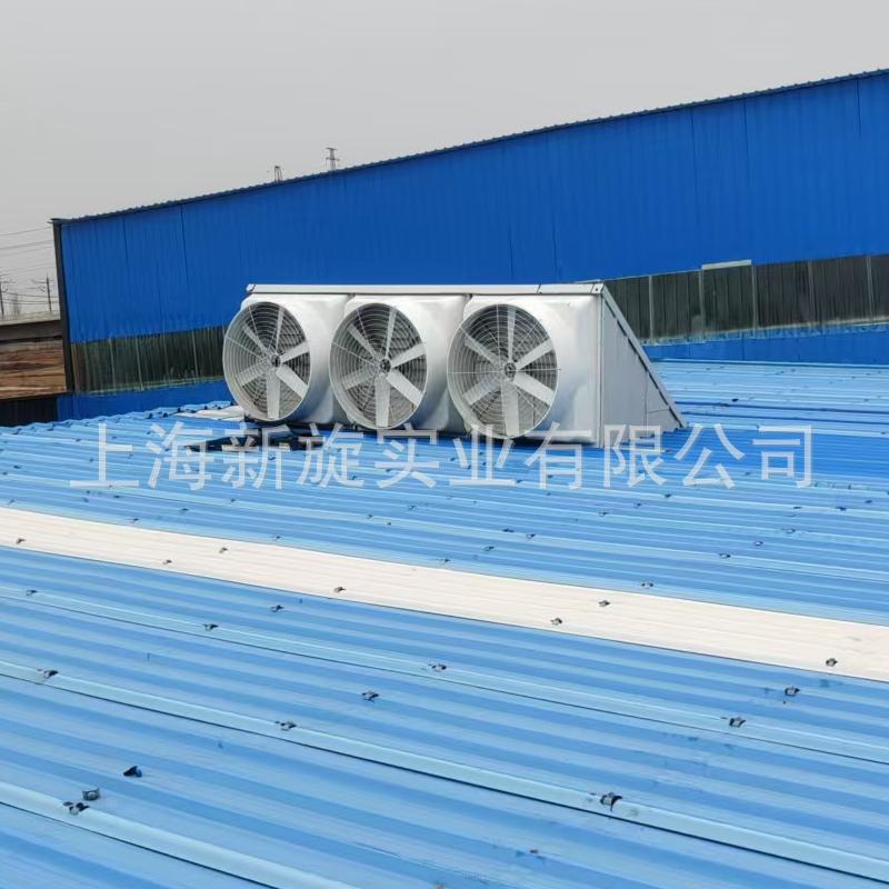 百叶窗式排气扇玻璃钢排热抽风直联电动强力抽风机1.1KW工业风扇