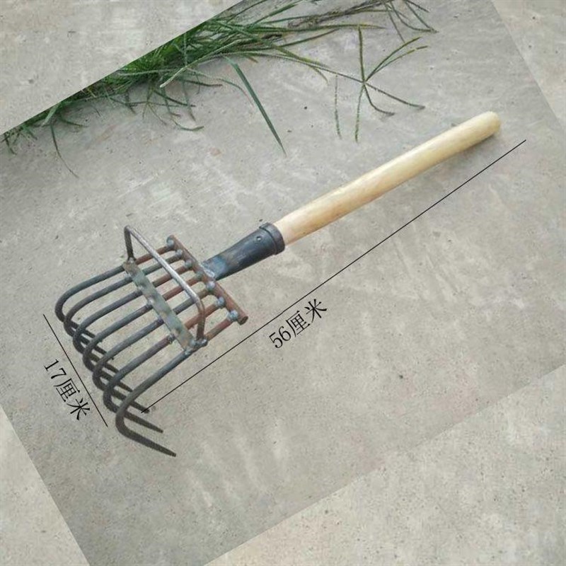 蛤蜊耙子挖蚬子贝类耙子赶海耙子挠钩海滩刨钩抓钩挖花生刨铁爪子