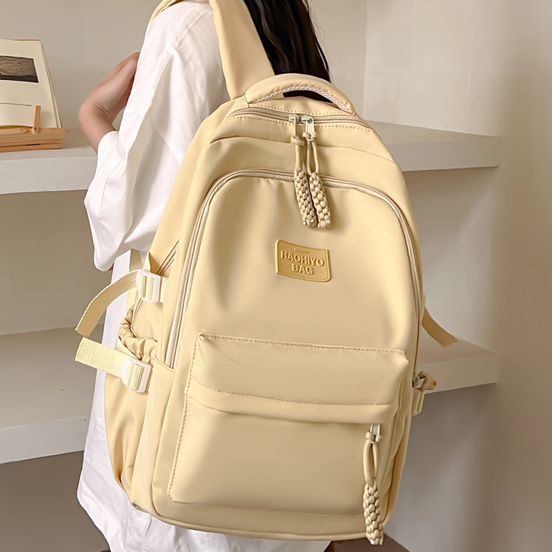书包女生大学生百搭日系初高中生韩版少女双肩包小学生森系揹包大