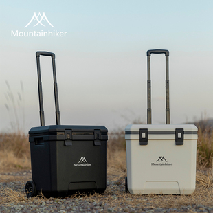 山之客拉杆保温箱保冷保鲜冰块冰箱户外野餐露营冷藏箱便携式车载